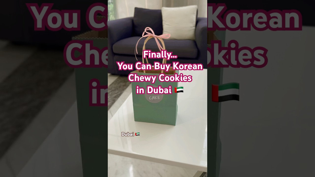 🇦🇪 Korean Chef Brings Authentic ‘Two-Jjon’ Cookies to Dubai 🇰🇷🇦🇪