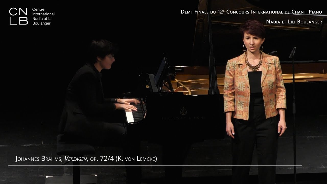 Verzagen - J. Brahms / Brenda Poupard, mezzo-soprano et Anne-Louise Bourion, piano