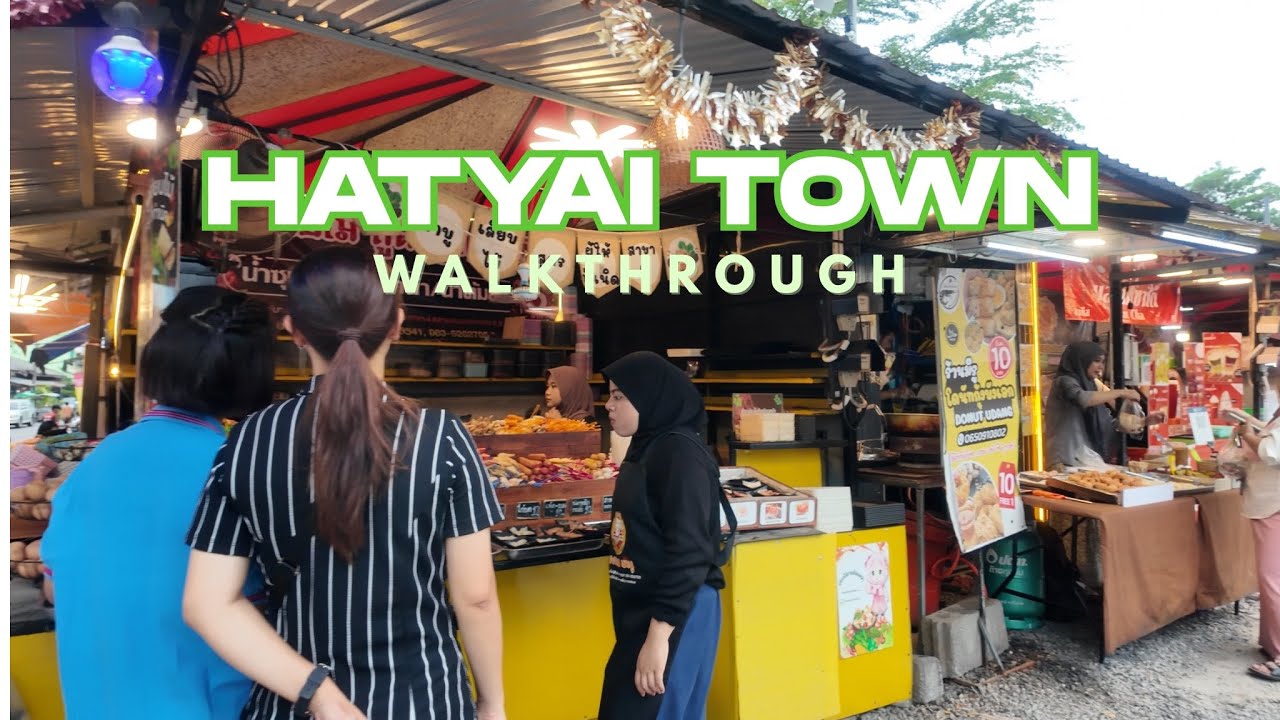 🌞 Hatyai Town Walkthrough | Jiranakorn Market & Took Shop Day Vibes 🇹🇭