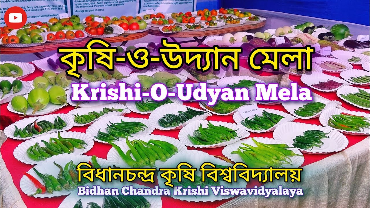 Krishi-O-Udyan Mela,2024 (BCKV) Bidhan Chandra Krishi Viswavidyalaya, Mohanpur Campus (Part-21)
