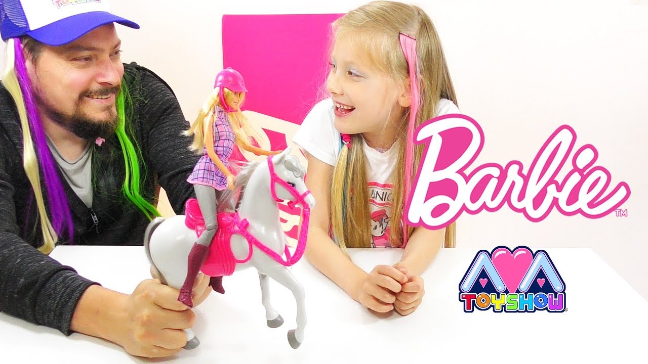 BARBIE HORSE review on Ava Toy Show 🐎🐴 ❤️ DHB68
