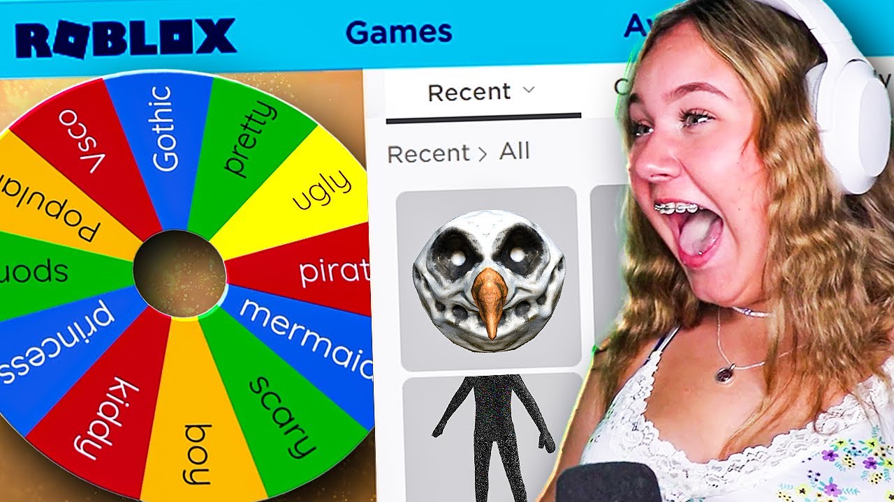MYSTERY WHEEL MAKES MY ROBLOX ACCOUNT!!