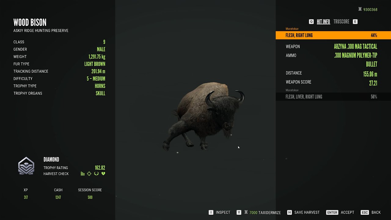 We hunted snow goose and diamond bison
