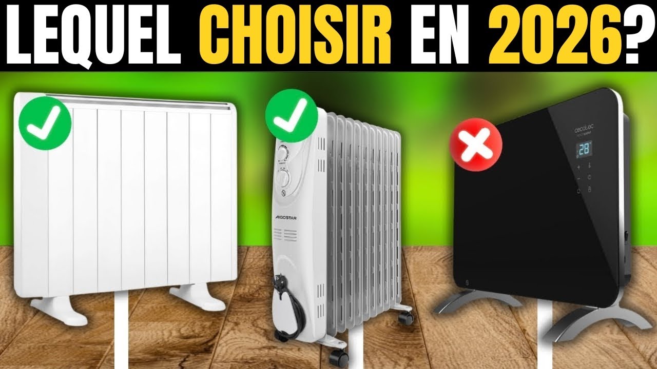 Les Meilleurs Radiateurs &Eacute;lectriques &agrave; Basse Consommation de 2026 [NE LES ACHETEZ PAS SANS VOIR &Ccedil;A]