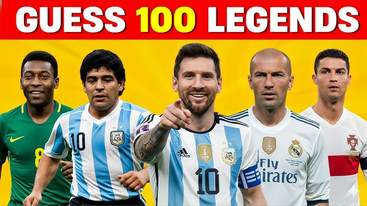 Guess 100 Legendary Footballers ⚽ | Can You Name Them All? | Football Quiz 2026