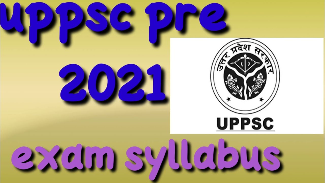 uppsc syllabus pre 2021