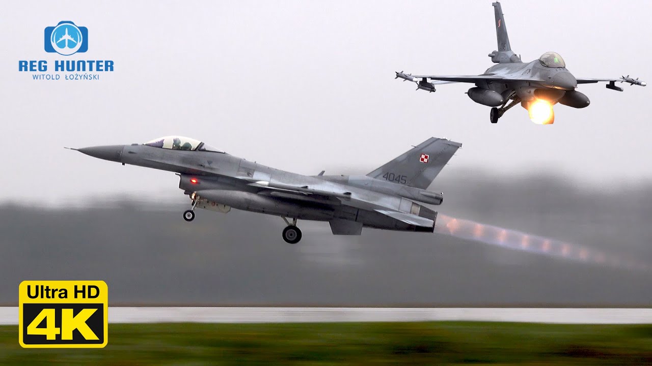 Lockheed Martin F-16C Fighting Falcon Polish Air Force at Krzesiny Air Base