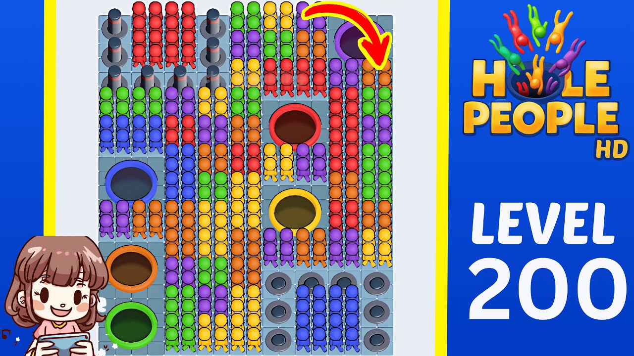 Hole People Level 200 Solution Walkthrough