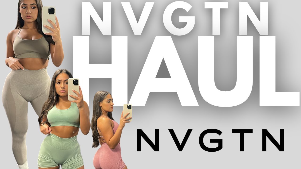 NVGTN GYM WEAR ПРИМЕРКА НА ДОСТАВКЕ