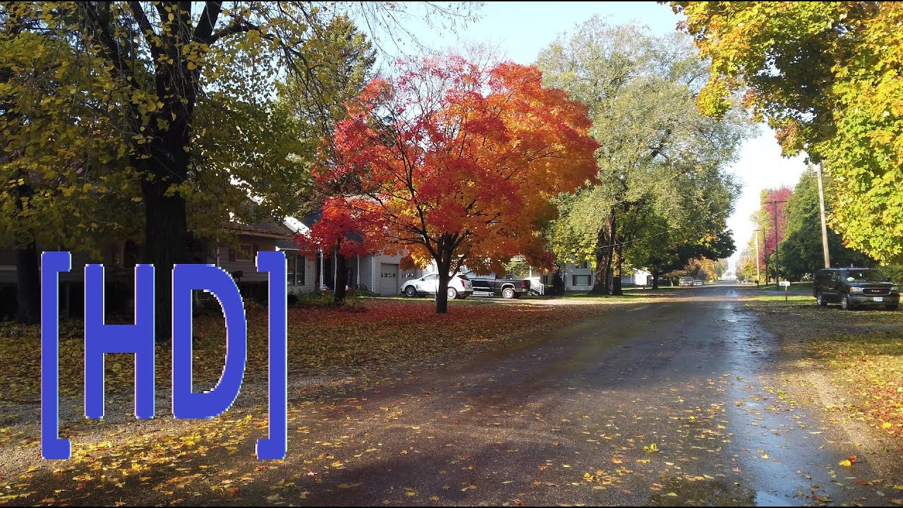 [4k] [HD] [ASMR] Relaxing Walk Through Fisher, Illinois (Pop. 1,881) Background Noise
