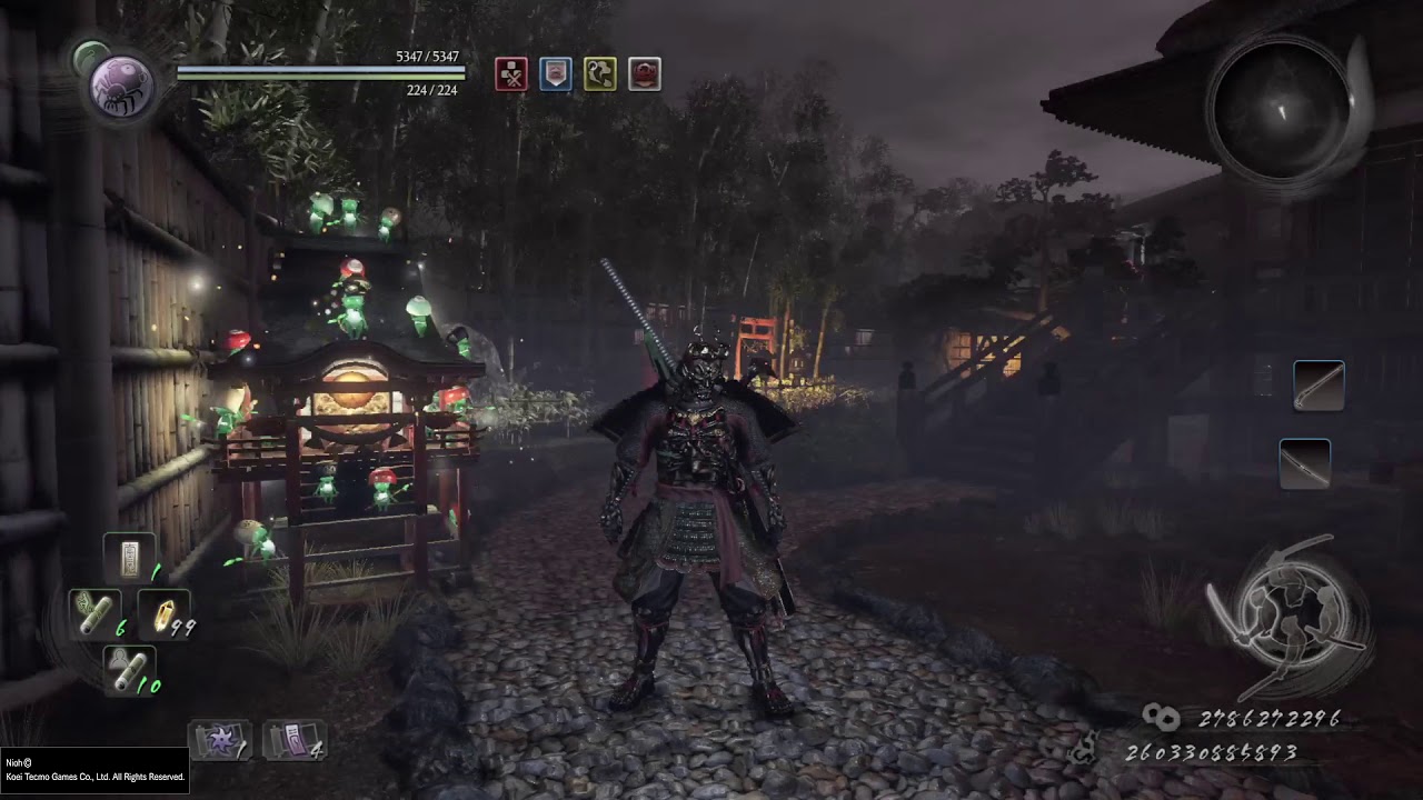 Nioh, Dicas fantásticas  para ter SORTE  no abismo para farms textos e sala tesouro