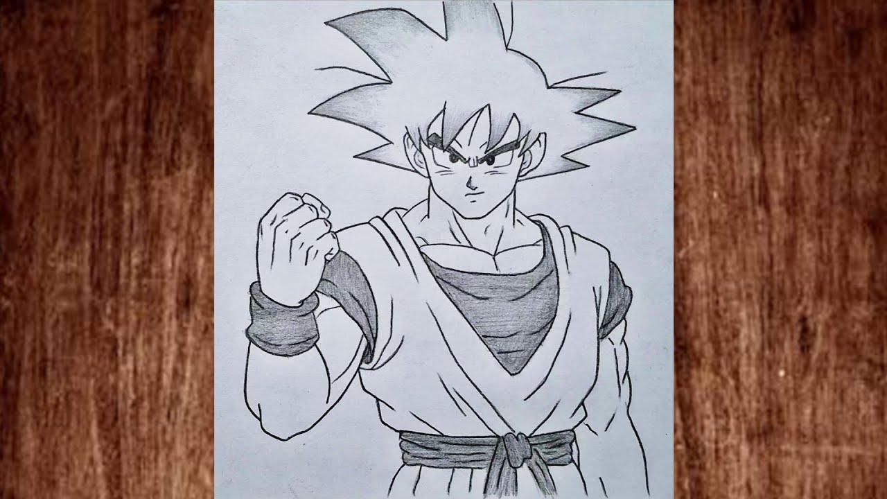 How to Draw Son Goku | Dragon Ball Z Pencil Sketch 