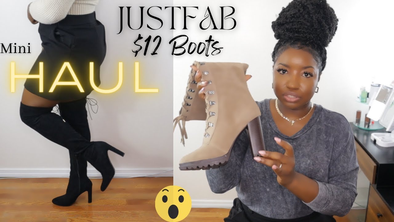 JUST FAB BOOTS | TRY-ON HAUL