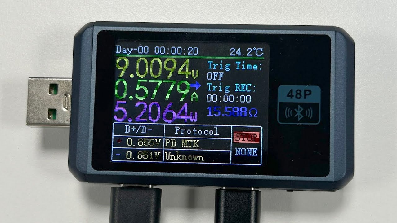♆ FNIRSI USB тестер FNB48p