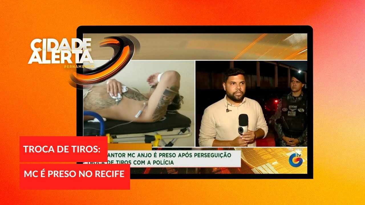 RECIFE: MC é preso após troca de tiros com a Polícia