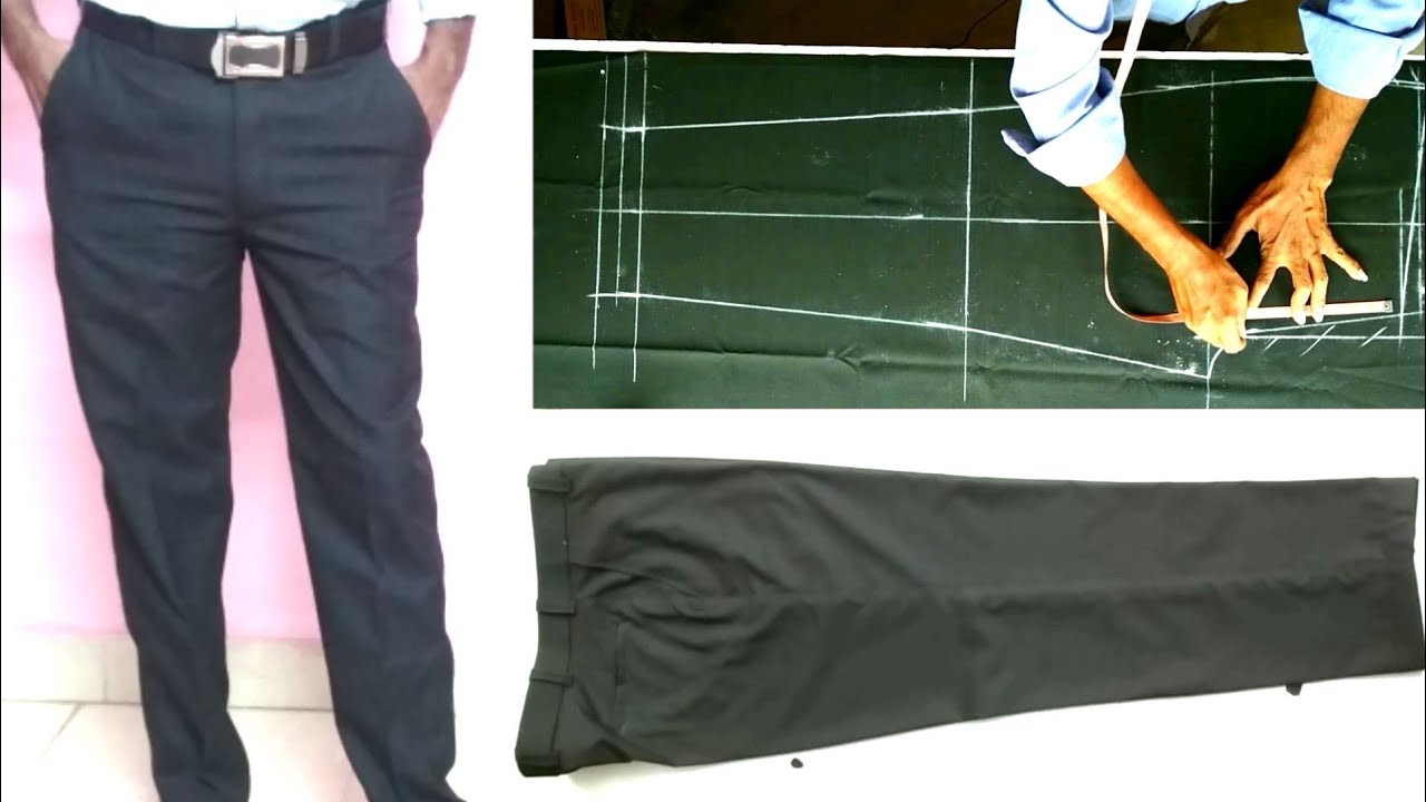 Gents pant cutting stitching full video in tamil / mens pant cutting stitching / dress  tailor