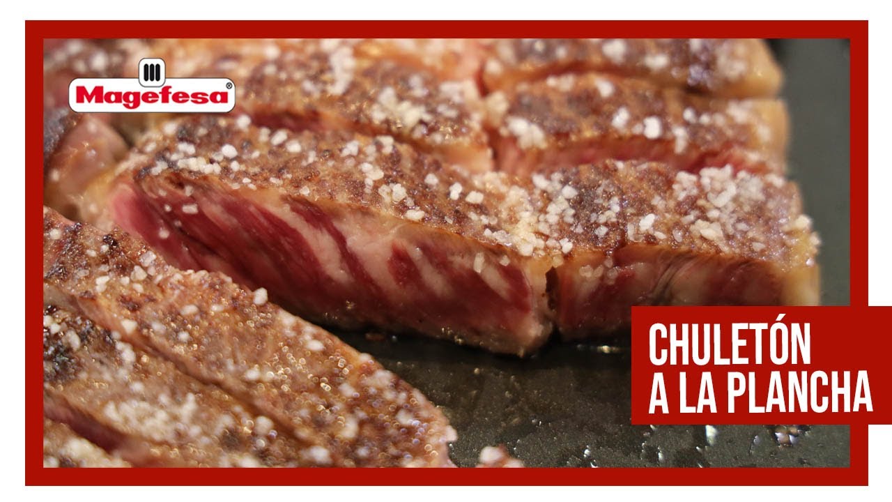 APRENDE cómo COCINAR un CHULETÓN a la PLANCHA 🥩 en el TEPPANYAKI (PRISMA) de MAGEFESA