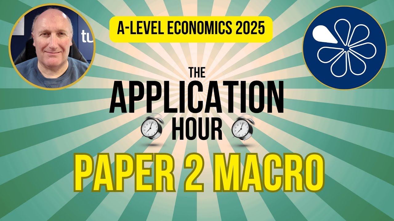 The Application Hour for Paper 2 Macro (2025) | Essential A-Level Economics Revision for Paper 2