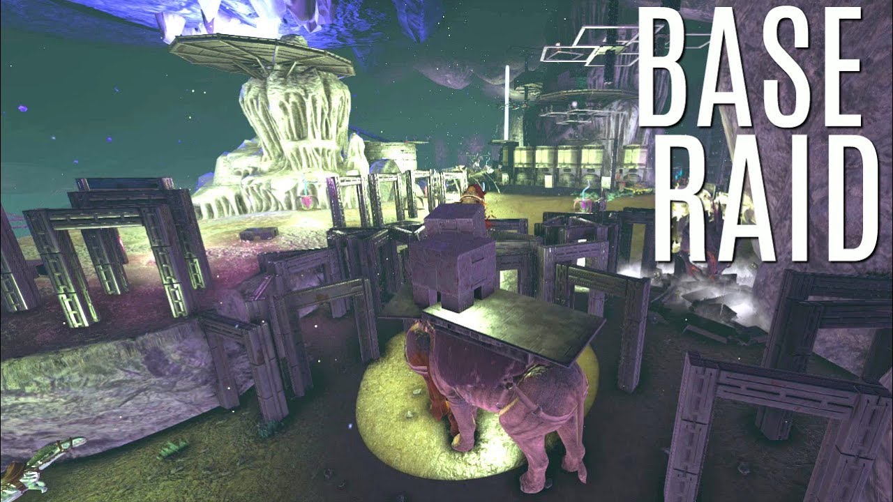 FULL RAID AND WIPE OF THE BLUE PLATEAU - Official 6 Man Tribe - ARK Survival