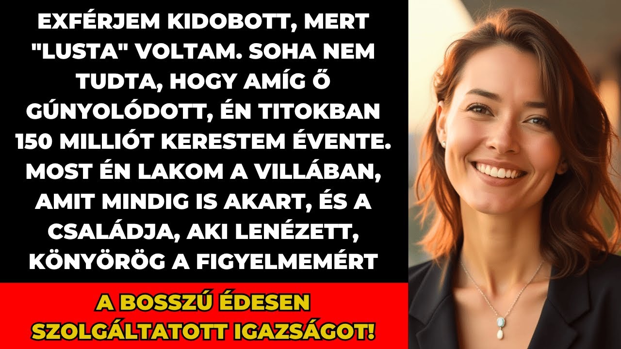 Elvált tőlem, mert lustának hitt... Aztán megtudta, hogy évi 150 millió forintot keresek