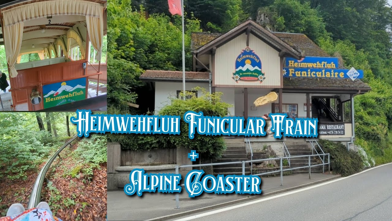 Heimwehfluh Funicular Train & Alpine Coaster 🚂🎢 Interlaken, Switzerland 🇨🇭
