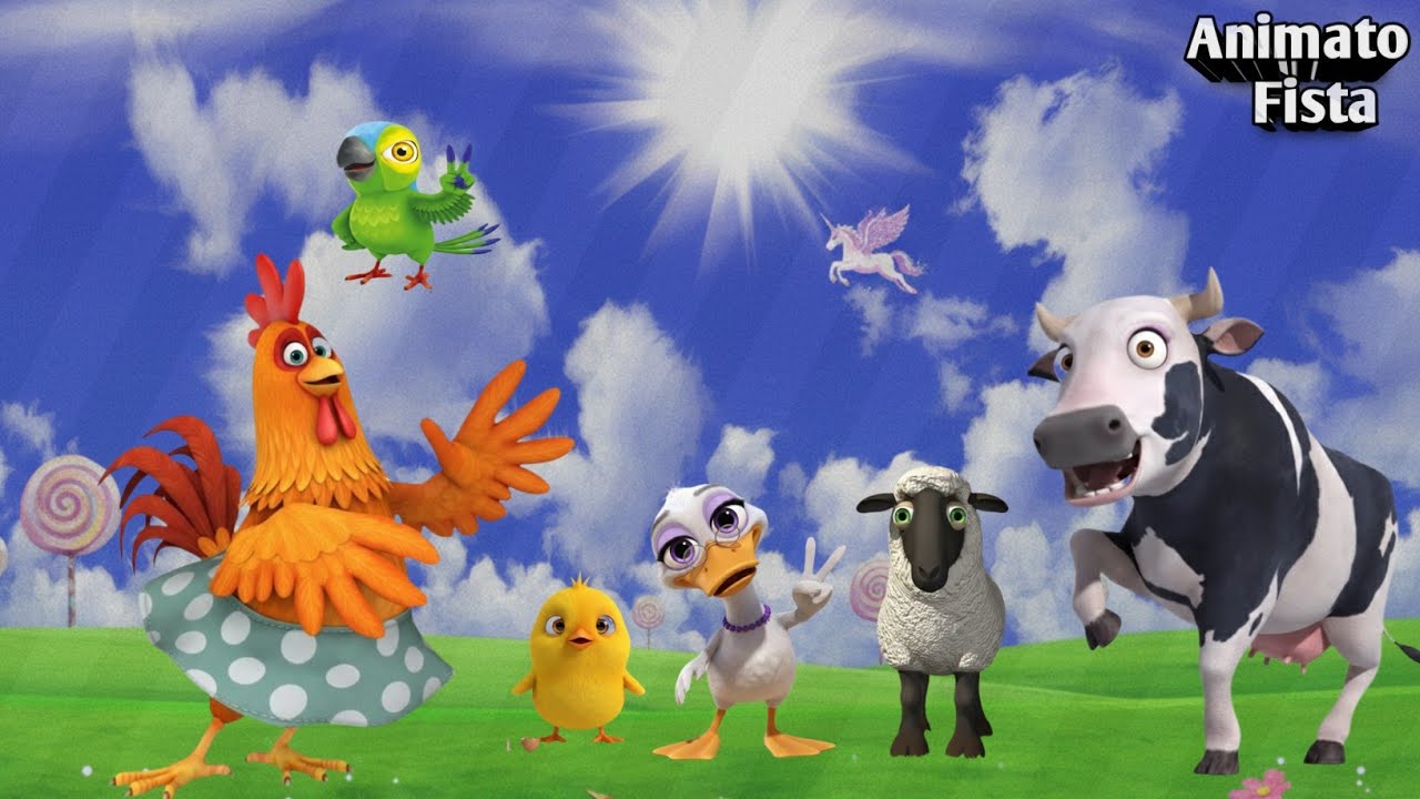 ​¡Fiesta de Animales! 🐄 La Vaca y el Pollito Bailando | Animato Fiesta