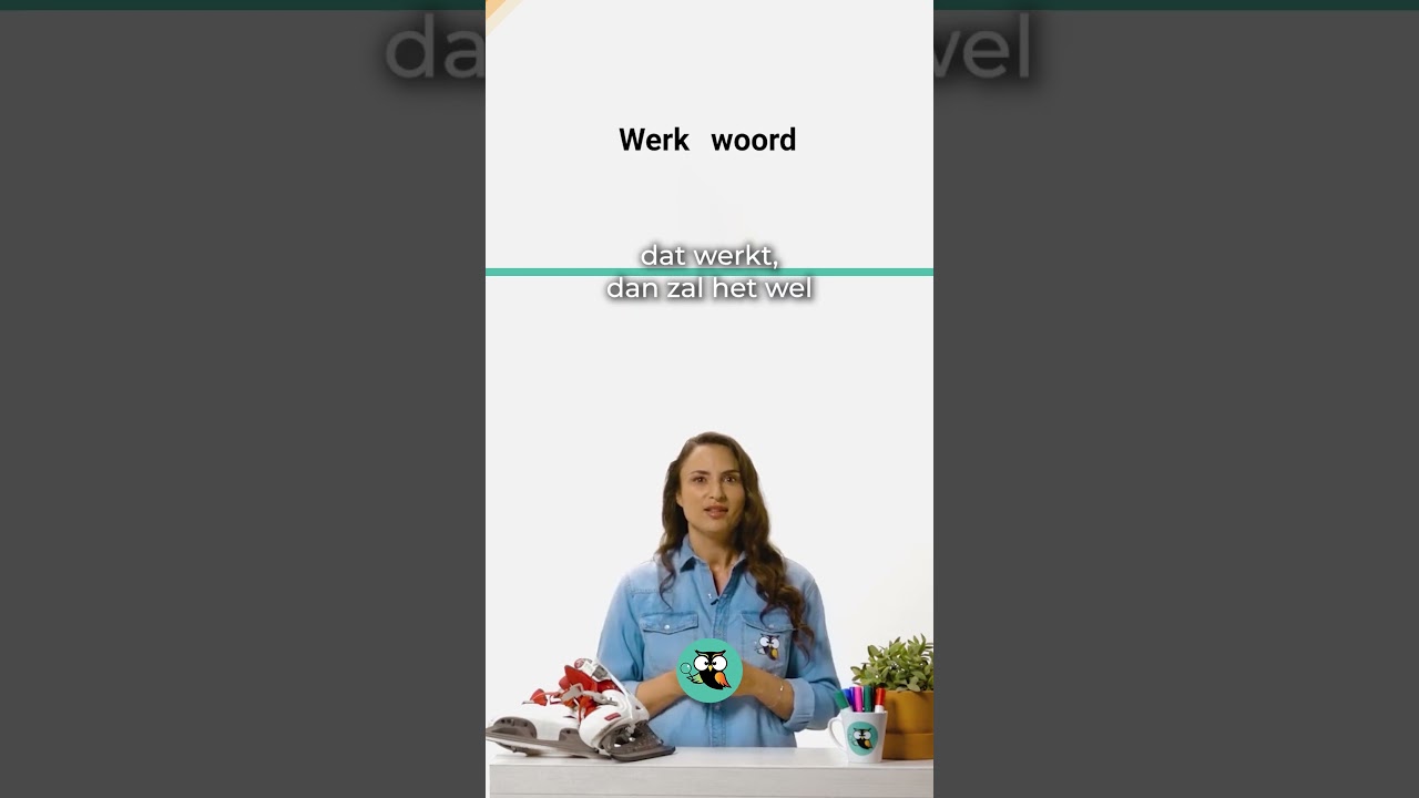 Een werkwoord is altijd een actief woord