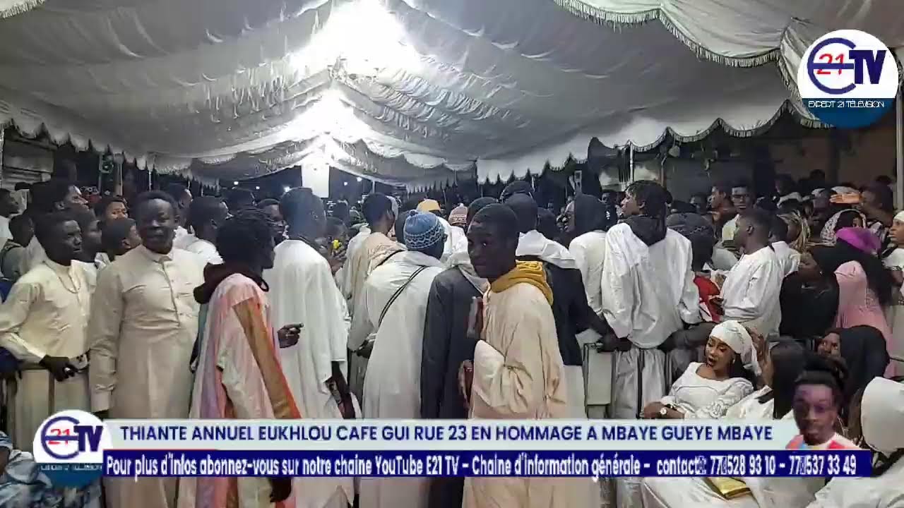 🔴DIRECT à MÉDINA: THIANT ANNUEL de Eukhlou Café Gui en Hommage à Mbaye Gueye Mbaye.