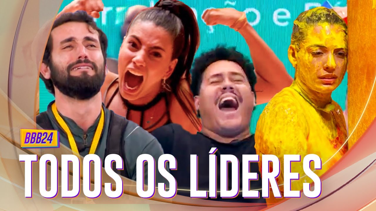 TODOS OS LÍDERES DO BBB 24: LUCAS BUDA, BEATRIZ, MATTEUS, FERNANDA E MAIS! 🏆 | BBB 24