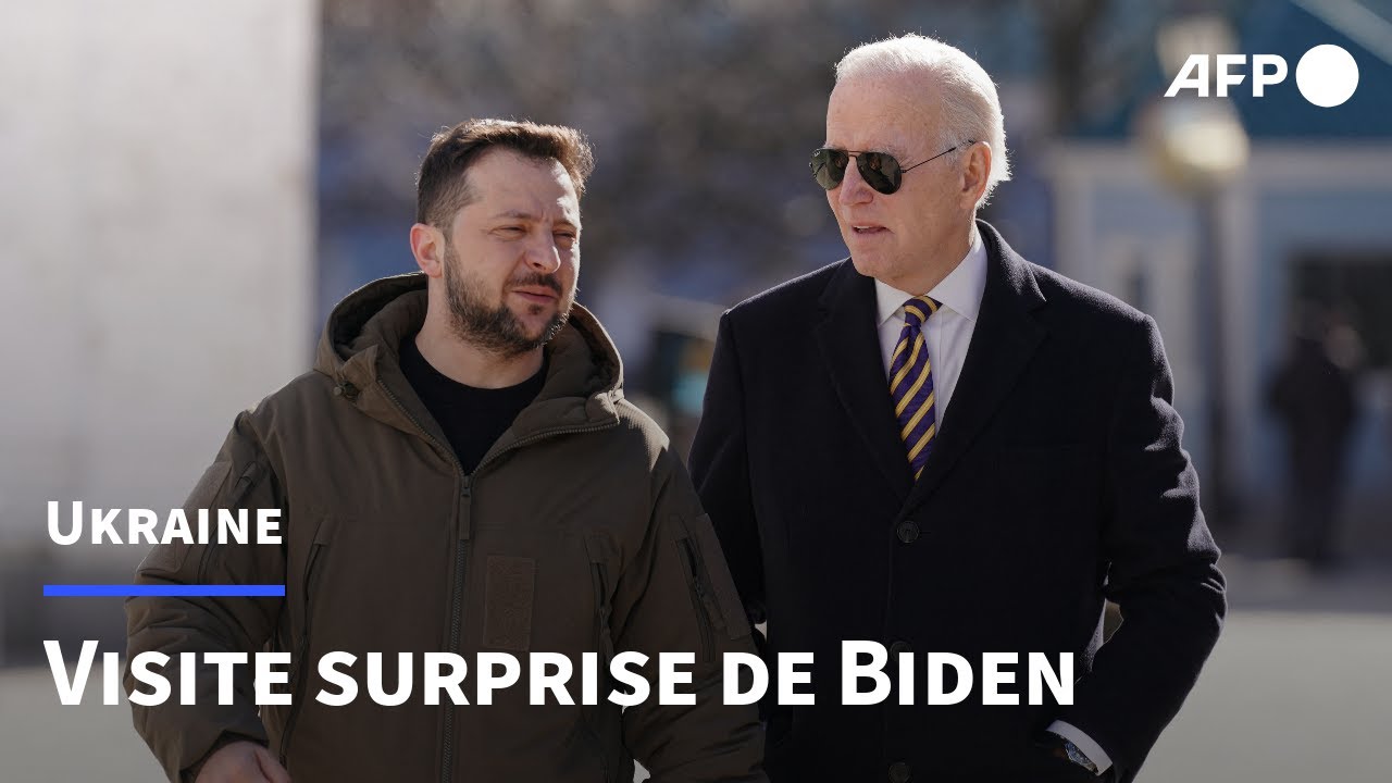Ukraine: visite surprise de Joe Biden à Kiev | AFP Images