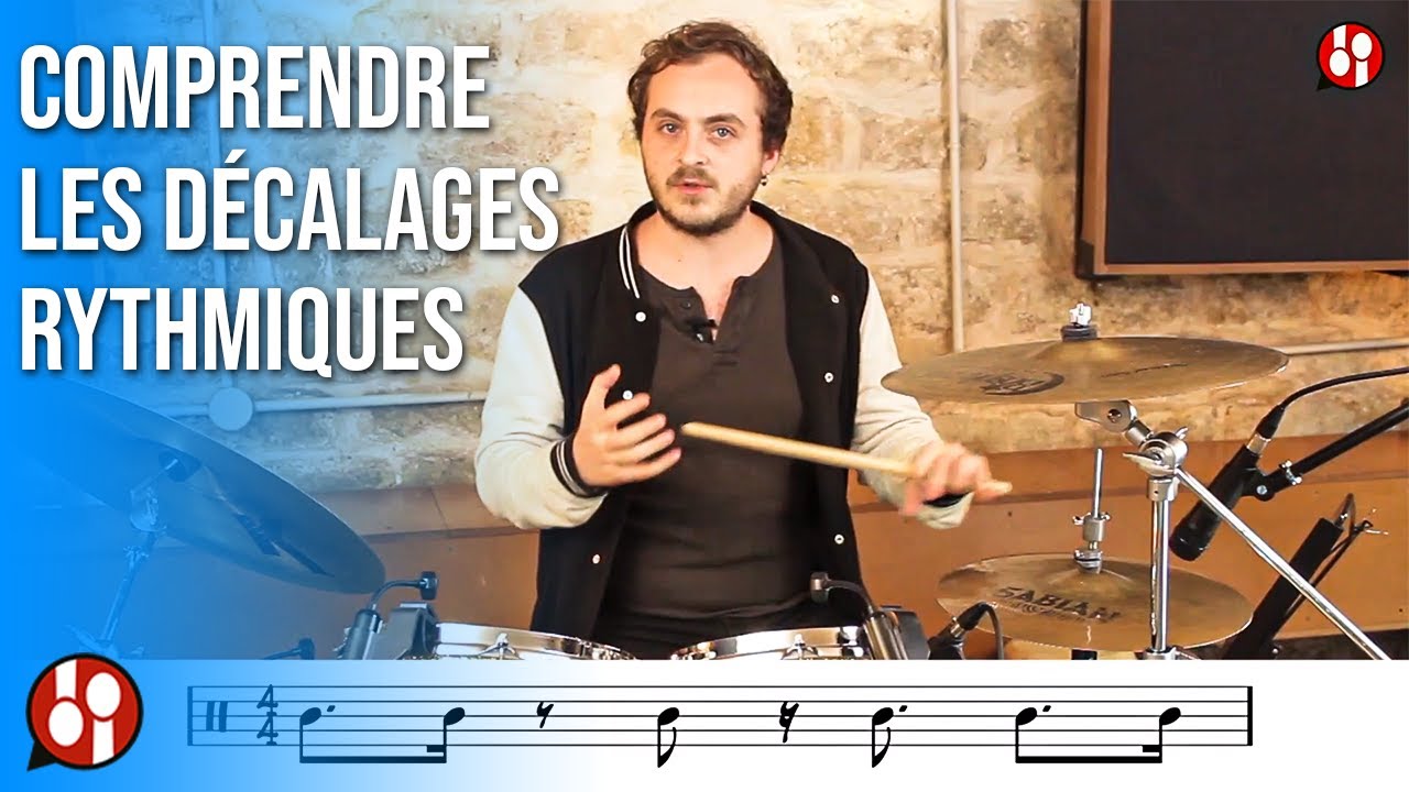 Cours de Batterie / Comprendre les Décalages Rythmiques: les Groupes de 3 pour 4