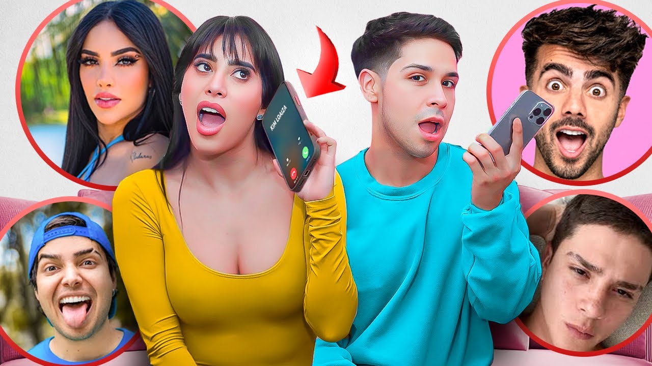 BROMAS TELEFÓNICAS a los 100 YOUTUBERS MÁS FAMOSOS