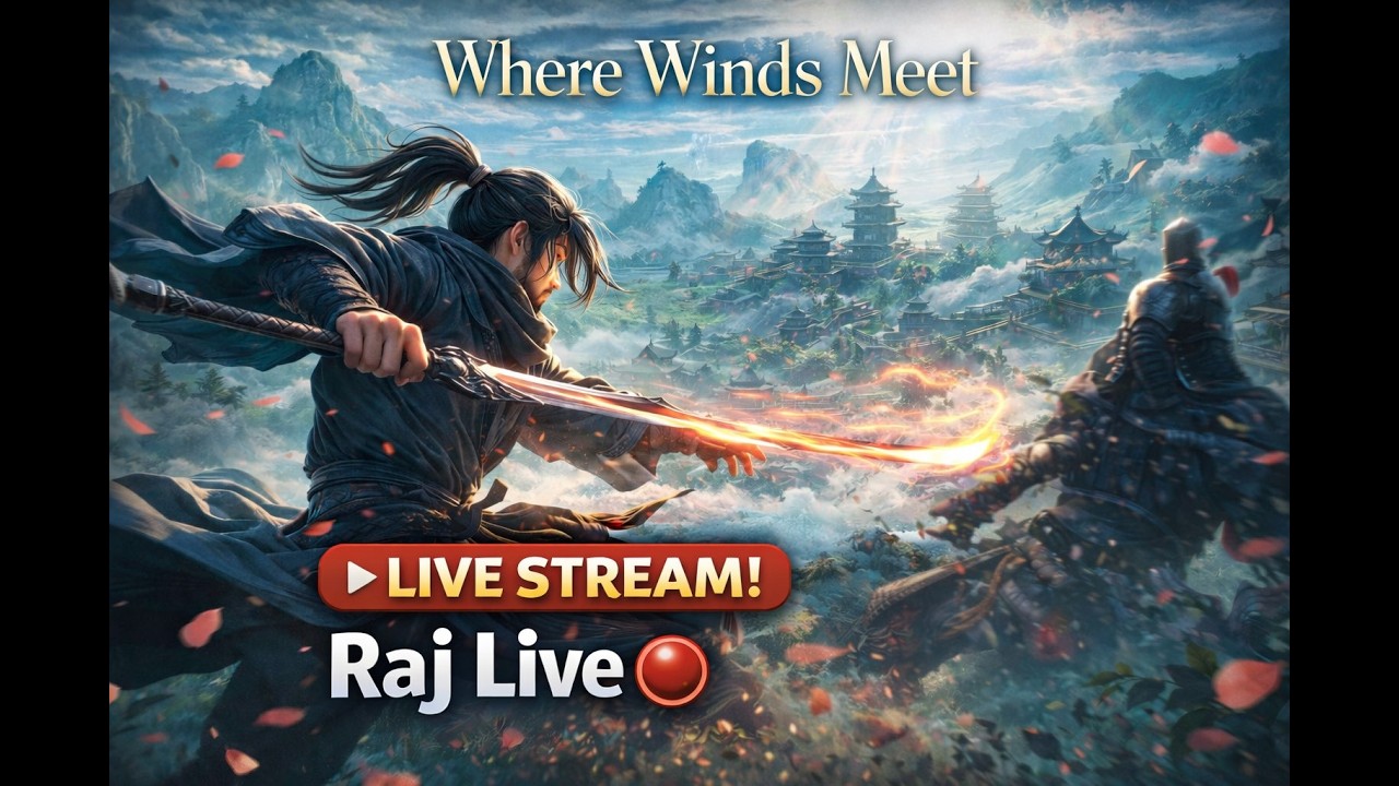 LIVE 🔴 Gameplay: Where Wind Meets | Insane Combat & Graphics | First Time Playing | Archer Raj
