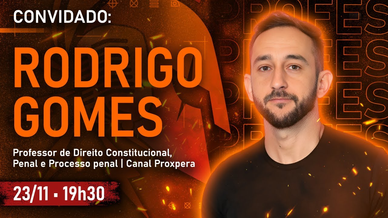 RODRIGO GOMES (PROFESSOR | CANAL @rodrigoproxpera) &bull; #FalaGuerreiro92