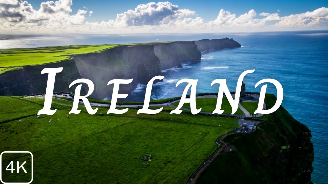 Ireland 4k- Relaxation film with Celtic music
