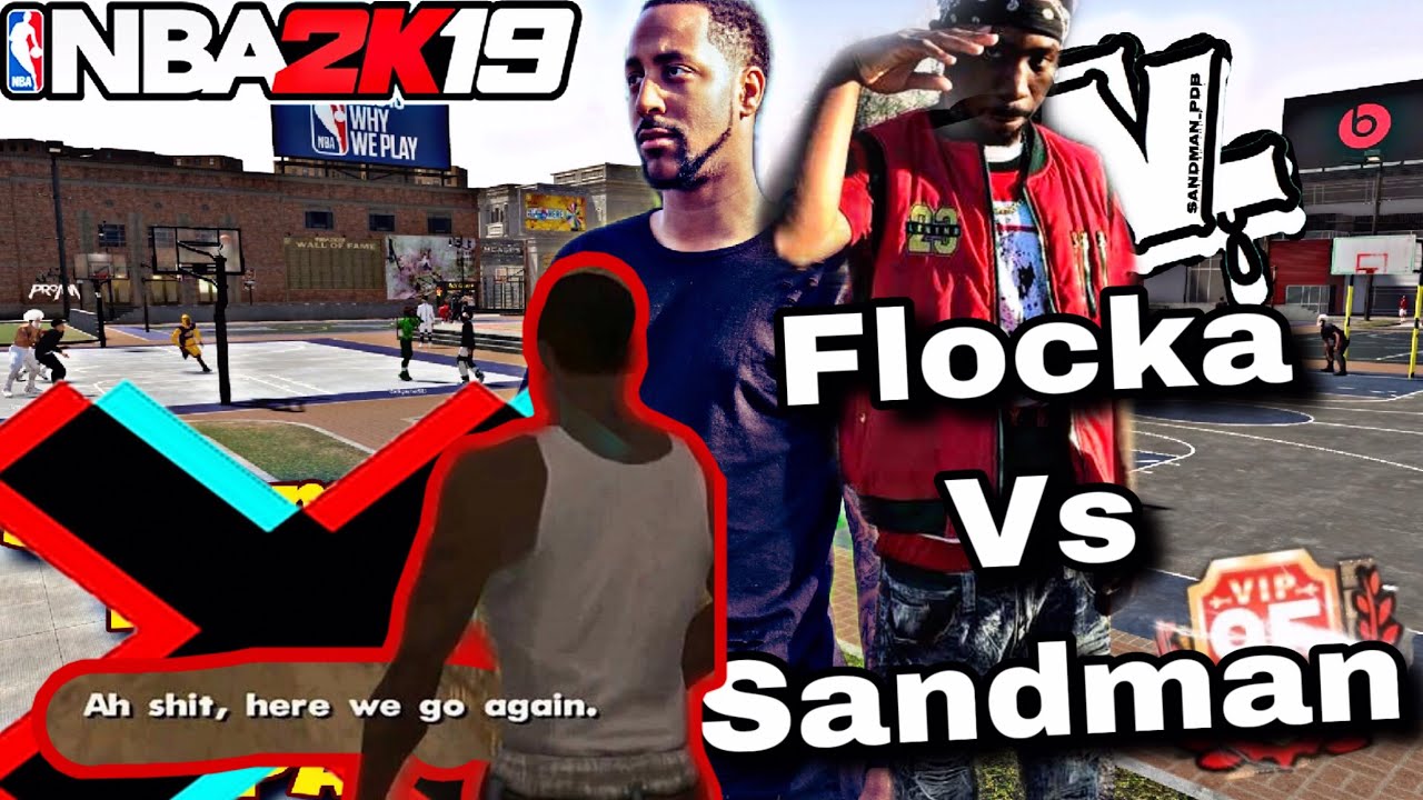 HILARIOUS ARGUMENTS SANDMAN IS BACK IN THE PARK! 96/92 OVR #NBA2K19  #GOMFSFB