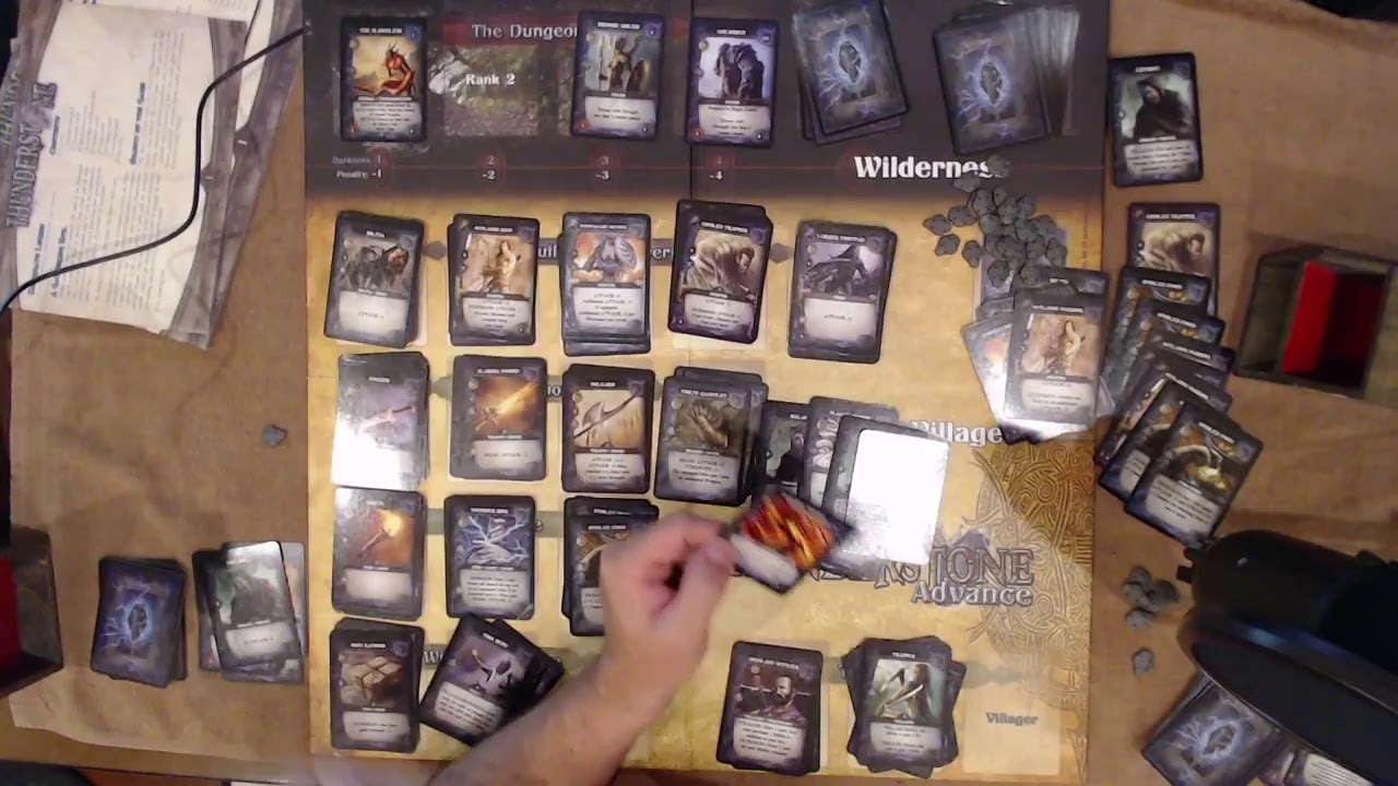 THUNDERSTONE Board Game Random Adventure Setup Play1
