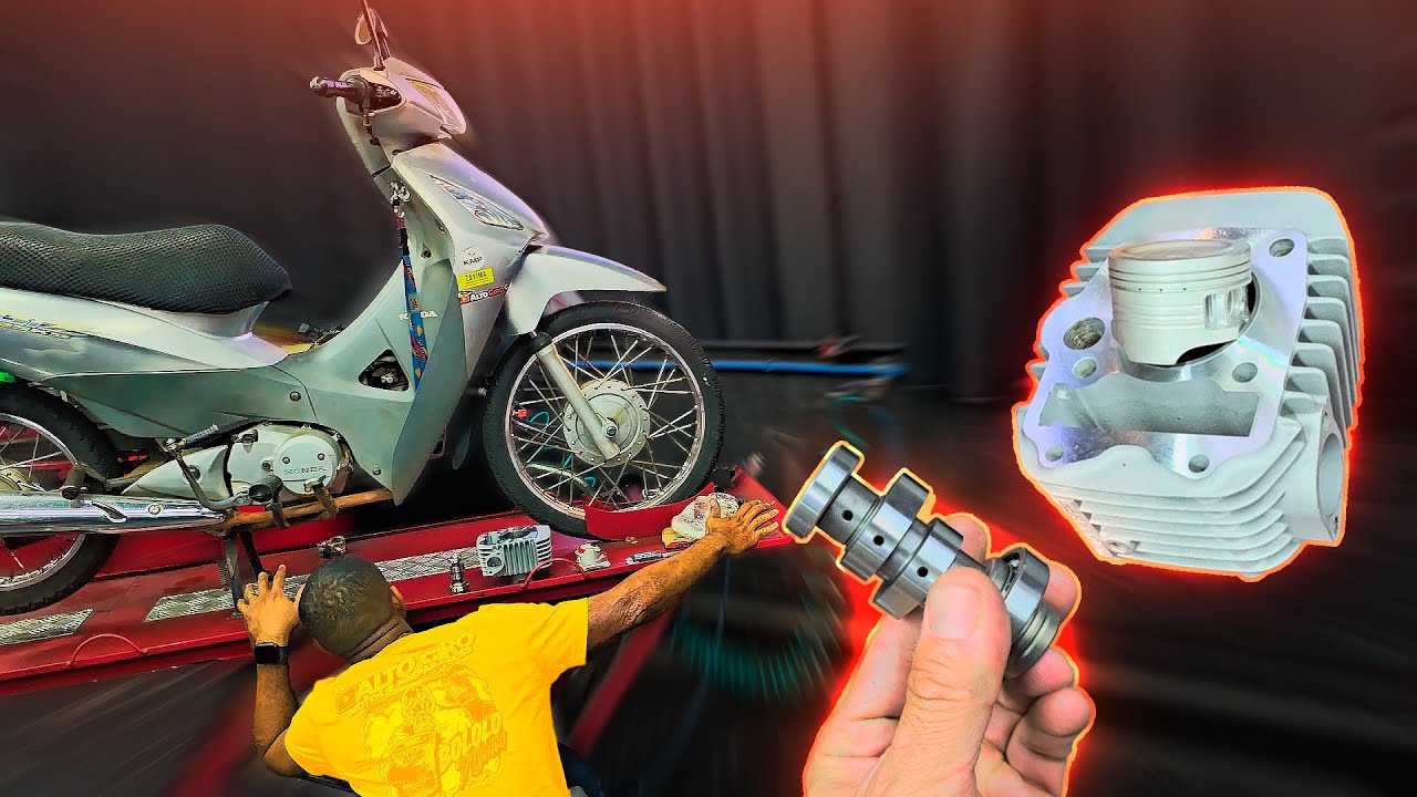 BIZ 125 FUÇADA 🔥 KIT 3MM + COMANDO! ESSA REVIVEU!!