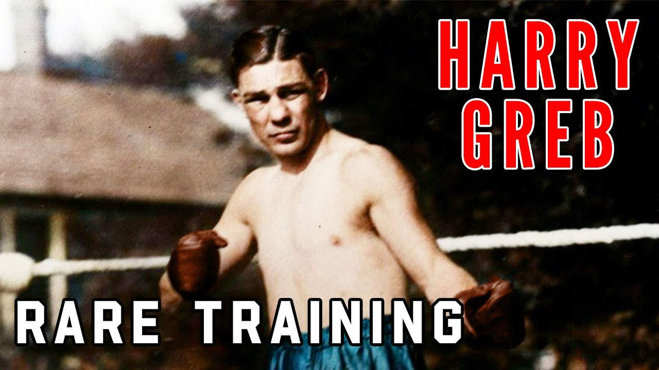 The Legendary Harry Greb - Rare Training in COLOR + Rare Footage