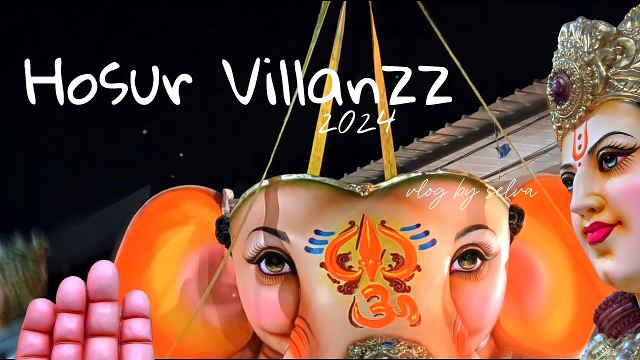 Hosur Villanzz Ganesha 2024 //Hyderabad to Hosur Journey #Ganeshatranspotation #hosurganpathi