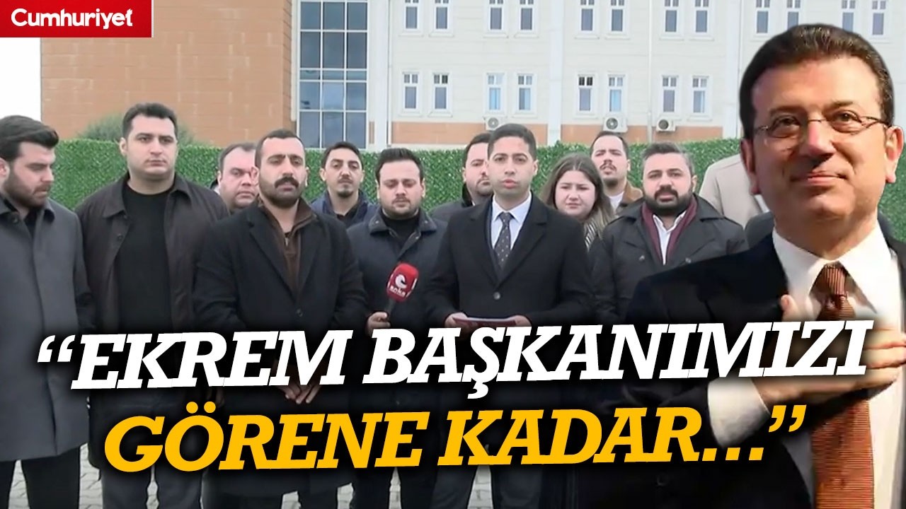 CHP'li gençler Silivri'de: Ekrem Başkanımızı Çankaya Köşkü’nde görene kadar...