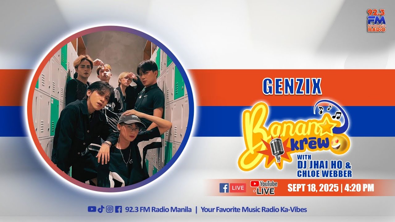 Eksklusibong Kulitan with PPOP Group GenZix sa BANANA KREW! | September 18, 2025
