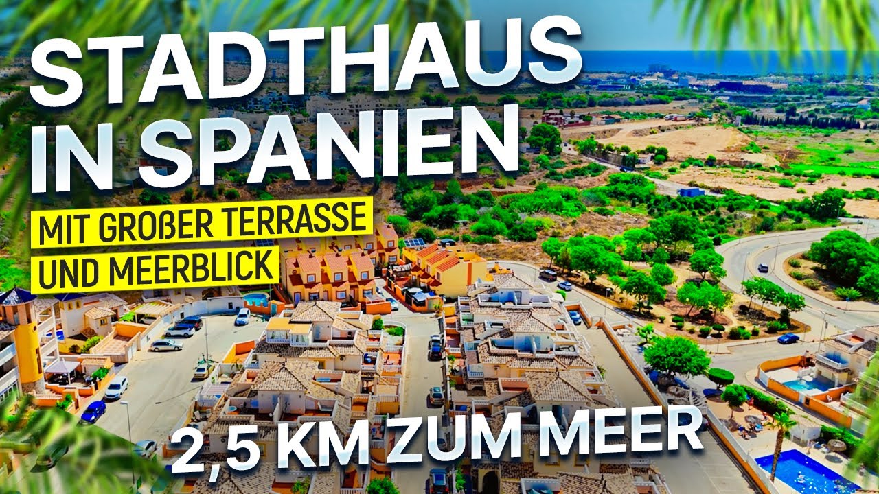 Immobilien in Spanien: Stadthaus in Orihuela Costa – 2,5 km vom Meer | 169.900 €