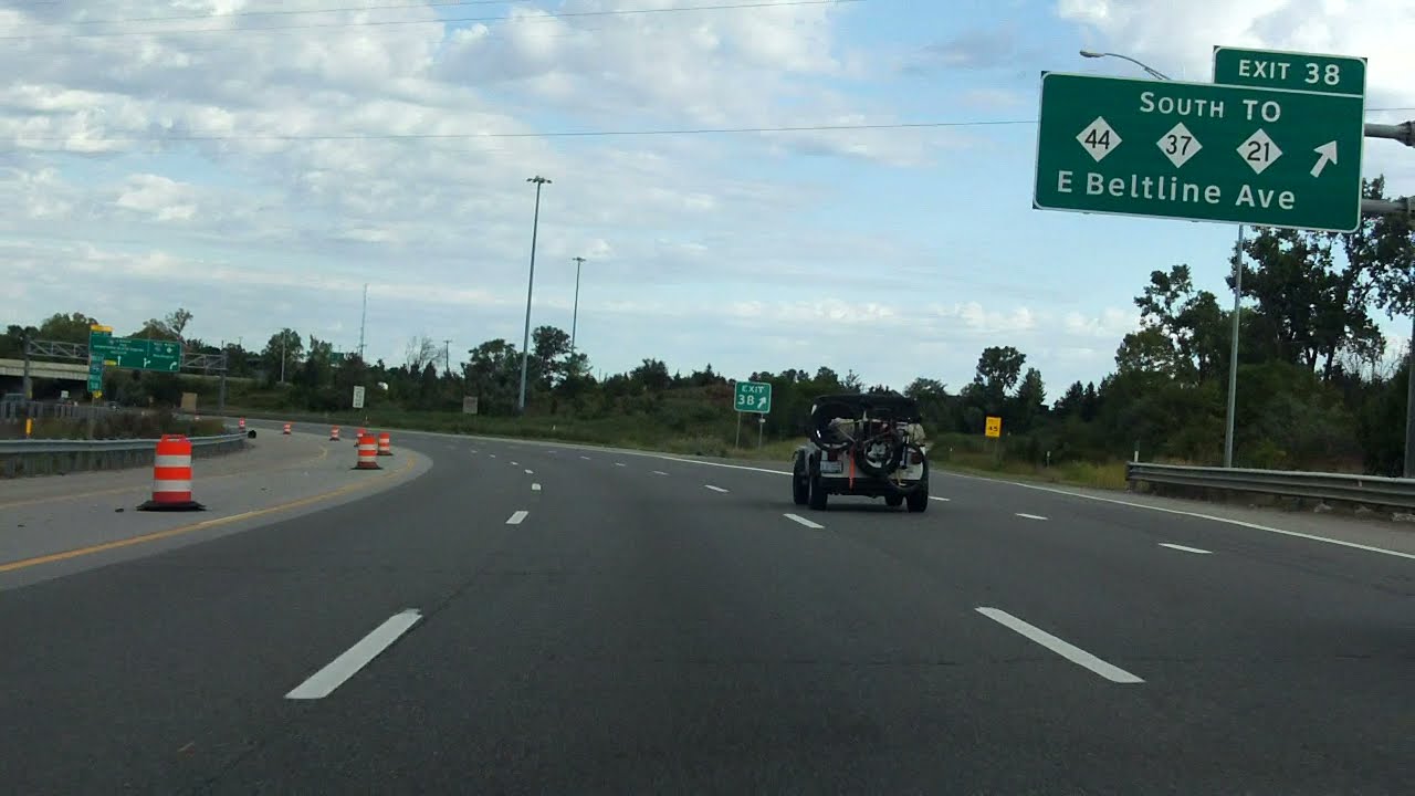 Interstate 96 (Exits 46 to 37) westbound
