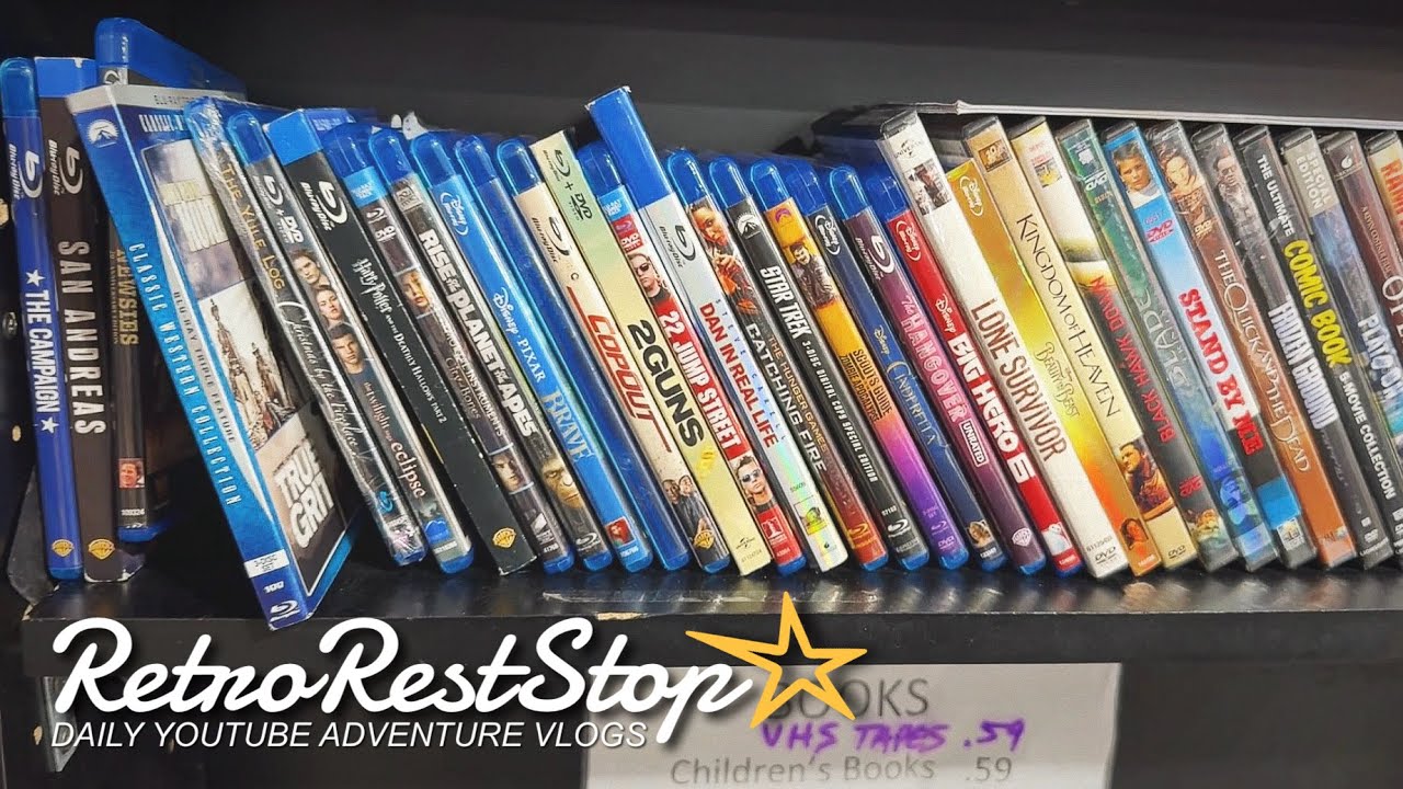 Thrifting Goodwill For Physical Media, Marvel Pops, Retro 90s Simpsons, & More | Retro Rest Stop