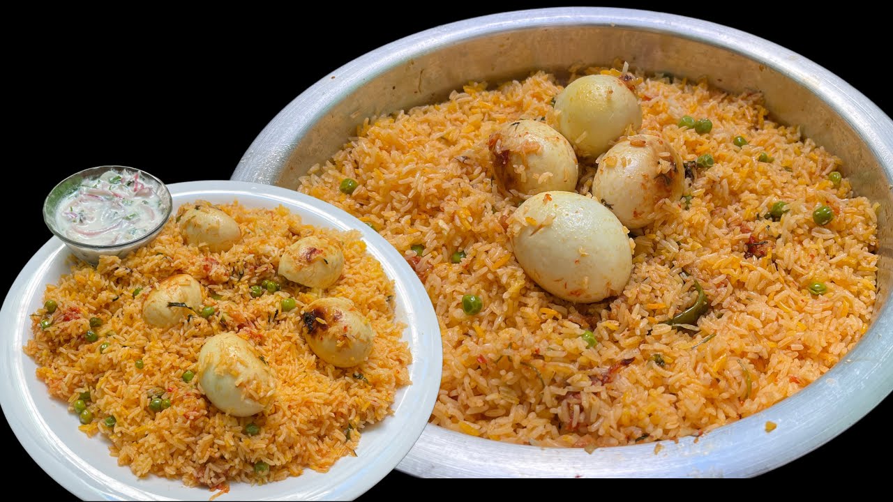 Ambur Style Egg Peas Biryani | Anda Matar Biryani
