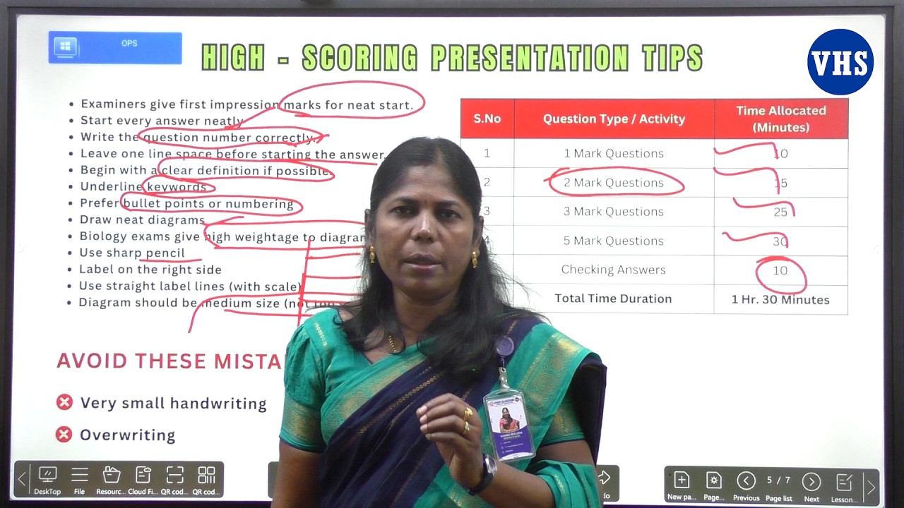 12th Bio Public Exam: Presentation & Time Management Secrets by Latha Mam🧬📚