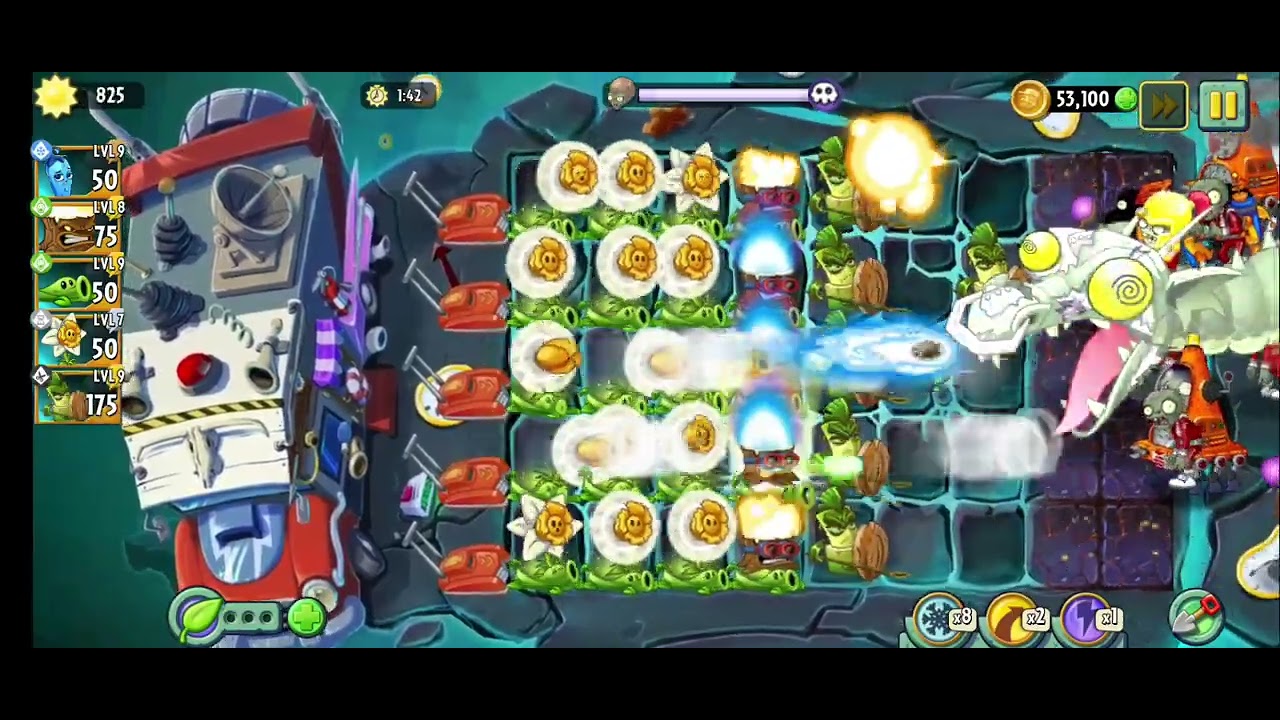PvZ 2 - Penny' Pursuit - Zomboss Fight