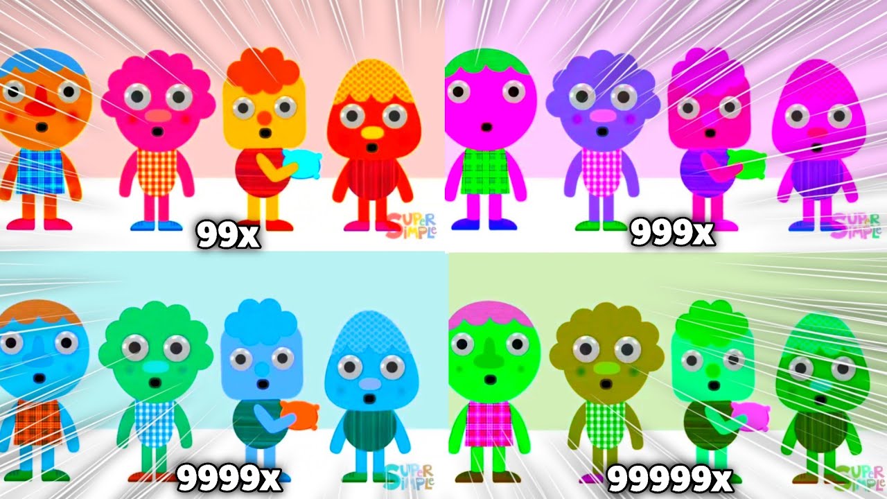 Noodle & Pals Pass The Bean Bag Ultra Fast Intro At 999999x Speed Klasky Csupo Effects!