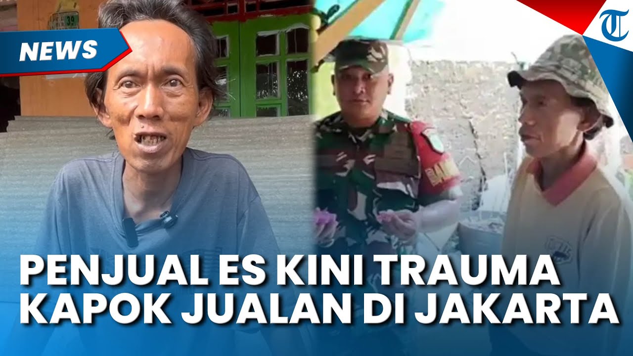 TRAUMA BERAT Penjual Es Kue Asal Bogor Kini Kapok Difitnah Oknum Aparat, Pilih Beralih Profesi